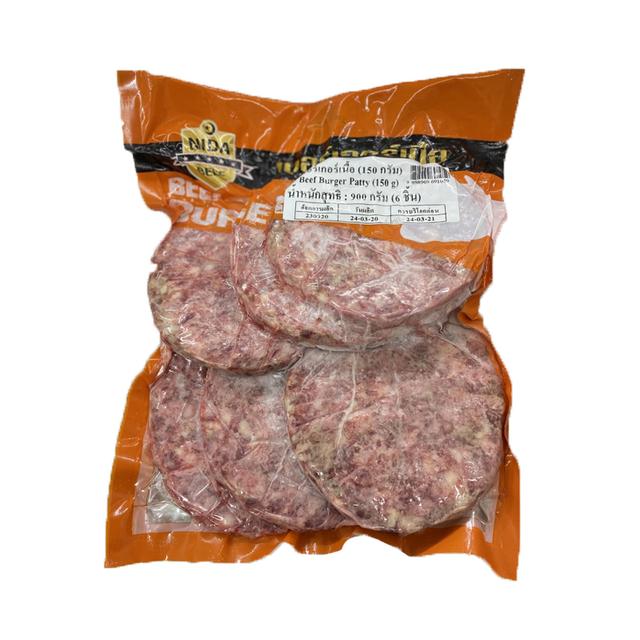 NIDA BEEF Frozen Beef Burger Patty 150 g 6 pcs Makro PRO
