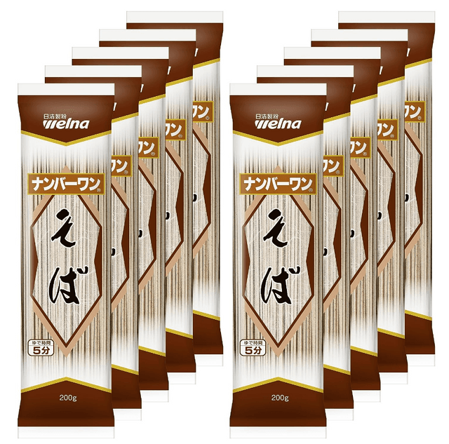 NISSHIN WELNA Soba with Buckwheat Flour and Japanese Wheat Flour (Made