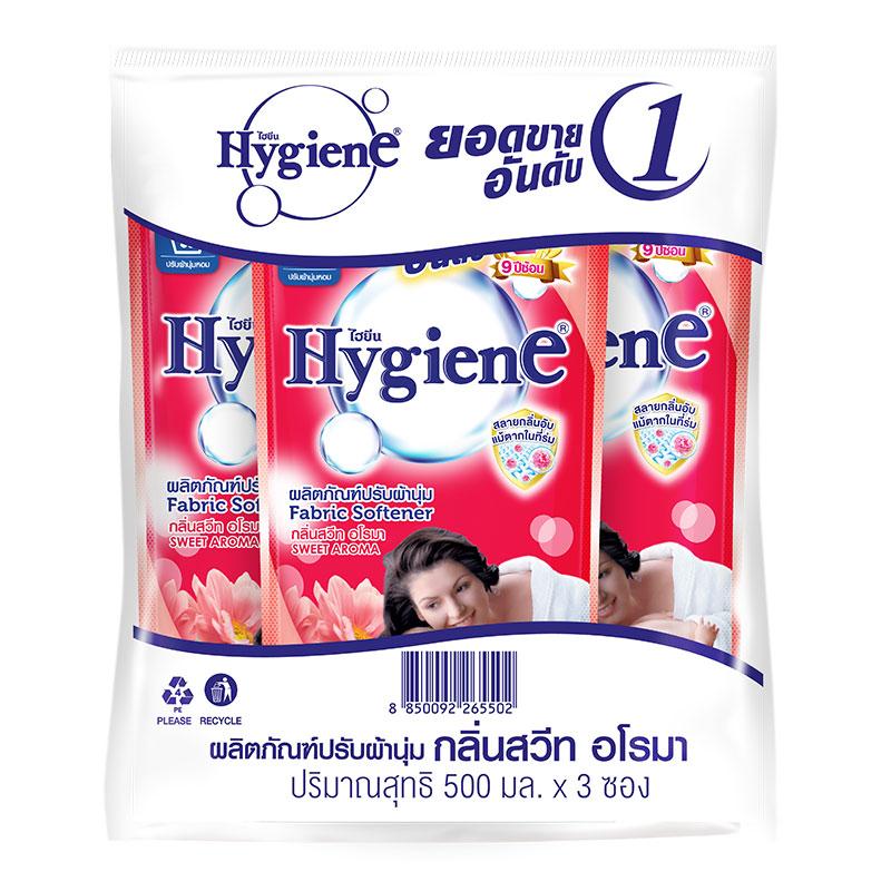 HYGIENE Regular Softener Red 500 ml x 3