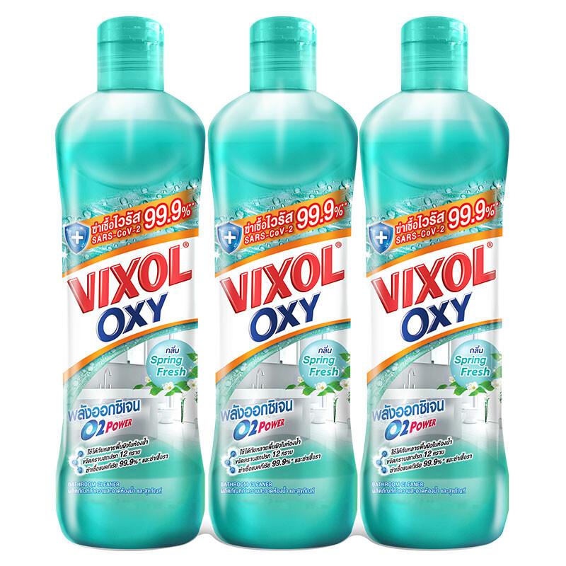 VIXOL Bathroom Cleaner Oxy Spring Fresh 700 ml x 3