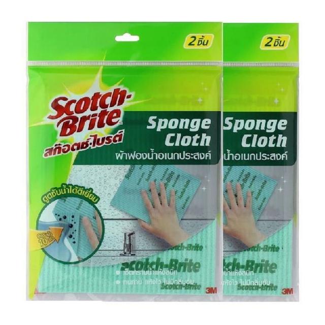 SCOTCHBRITE Sponge Cloth 4 pcs Makro PRO