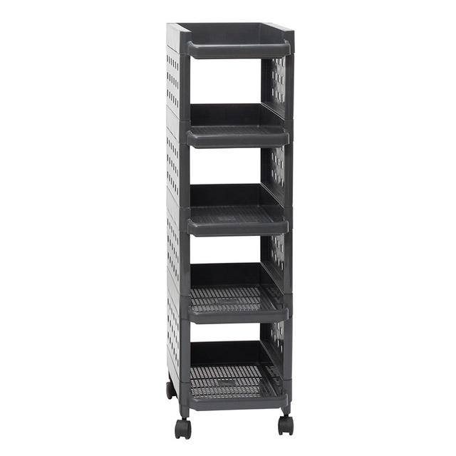 5 Tier Plastic Shelf Gray Model 1075 Makro PRO