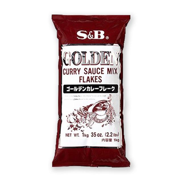 S&B Golden Curry Sauce Mix Flakes 1 kg Makro PRO