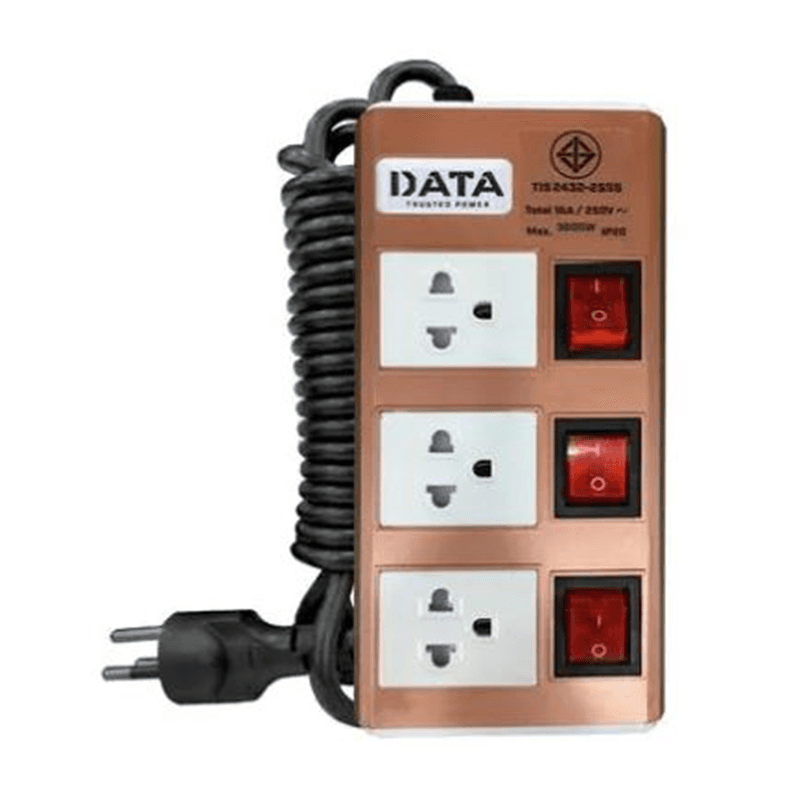 DATA Power Plug 3 Sockets Model HMDW3656-3M