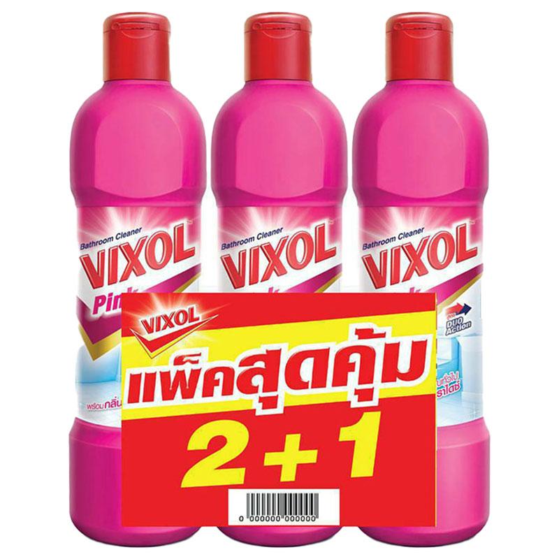 VIXOL Pink Toilet 900 ml x 2+1