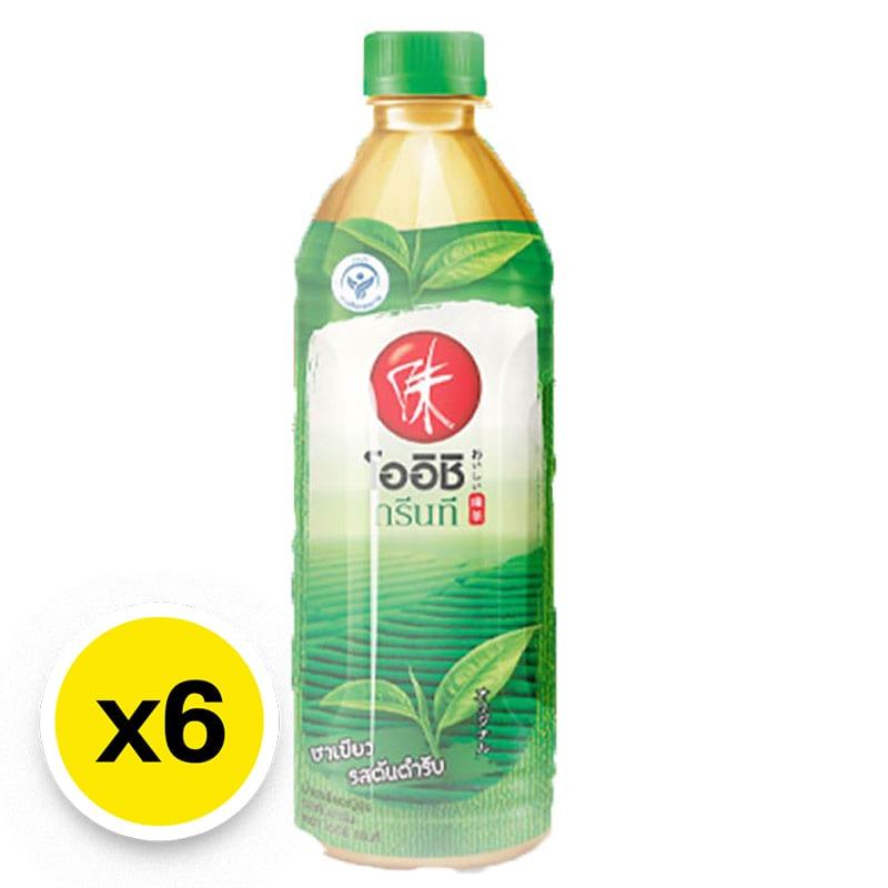 โออิชิ ชาเขียวพร้อมดื่ม รสต้นตํารับ 500 มล. x 6