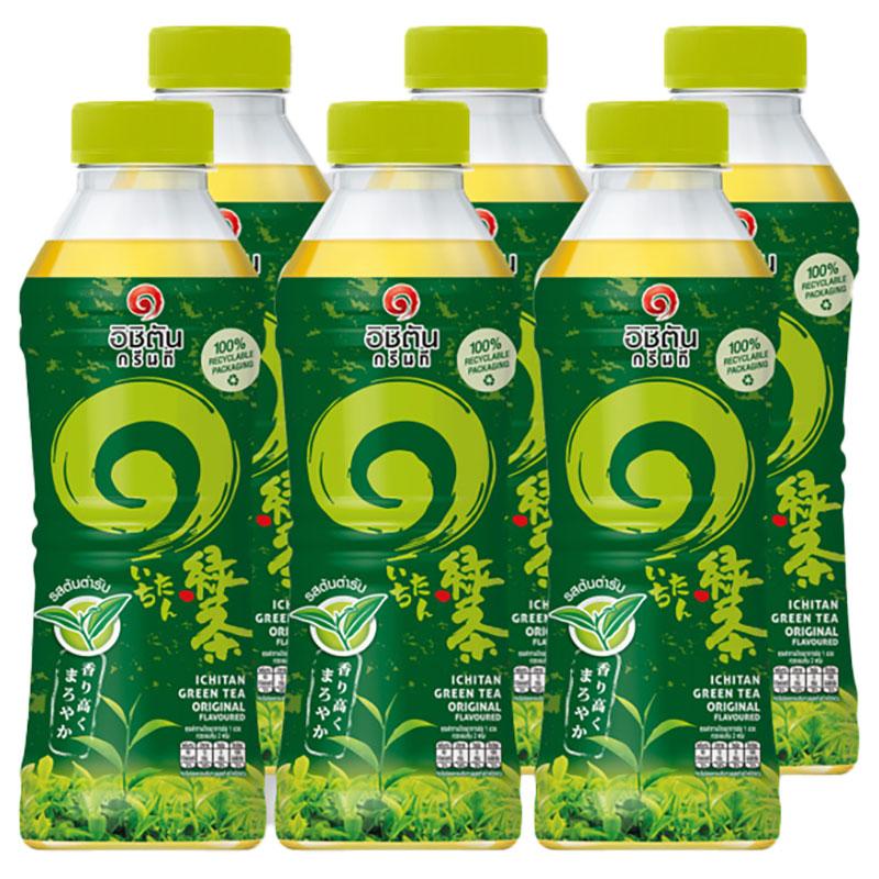 อิชิตัน ชาเขียวพร้อมดื่ม รสต้นตํารับ 500 มล. x 6