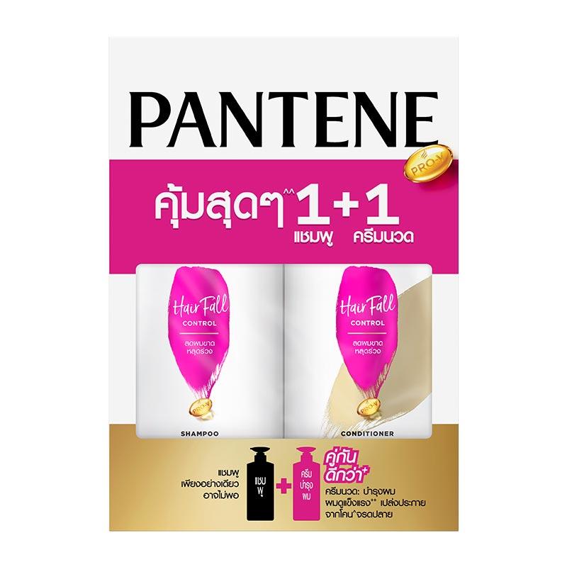 PANTENE Shampoo+Conditioner Hair Fall Control 410 ml x 2