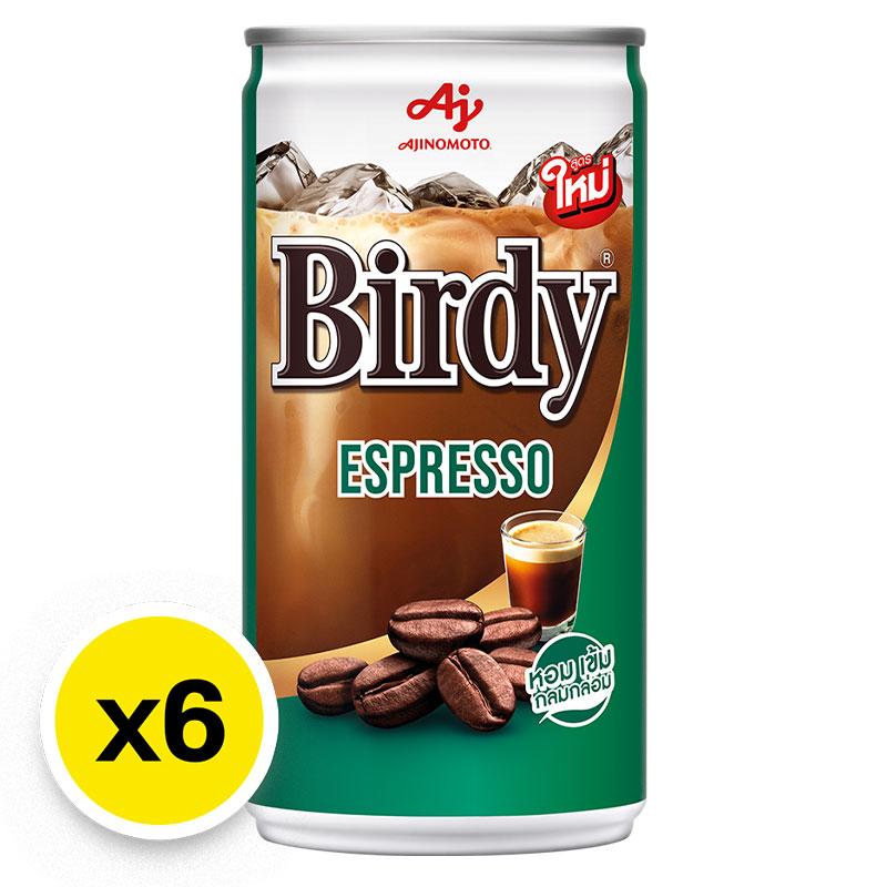 เบอร์ดี้ กาแฟ เอสเปรสโซ 180 มล. x 6