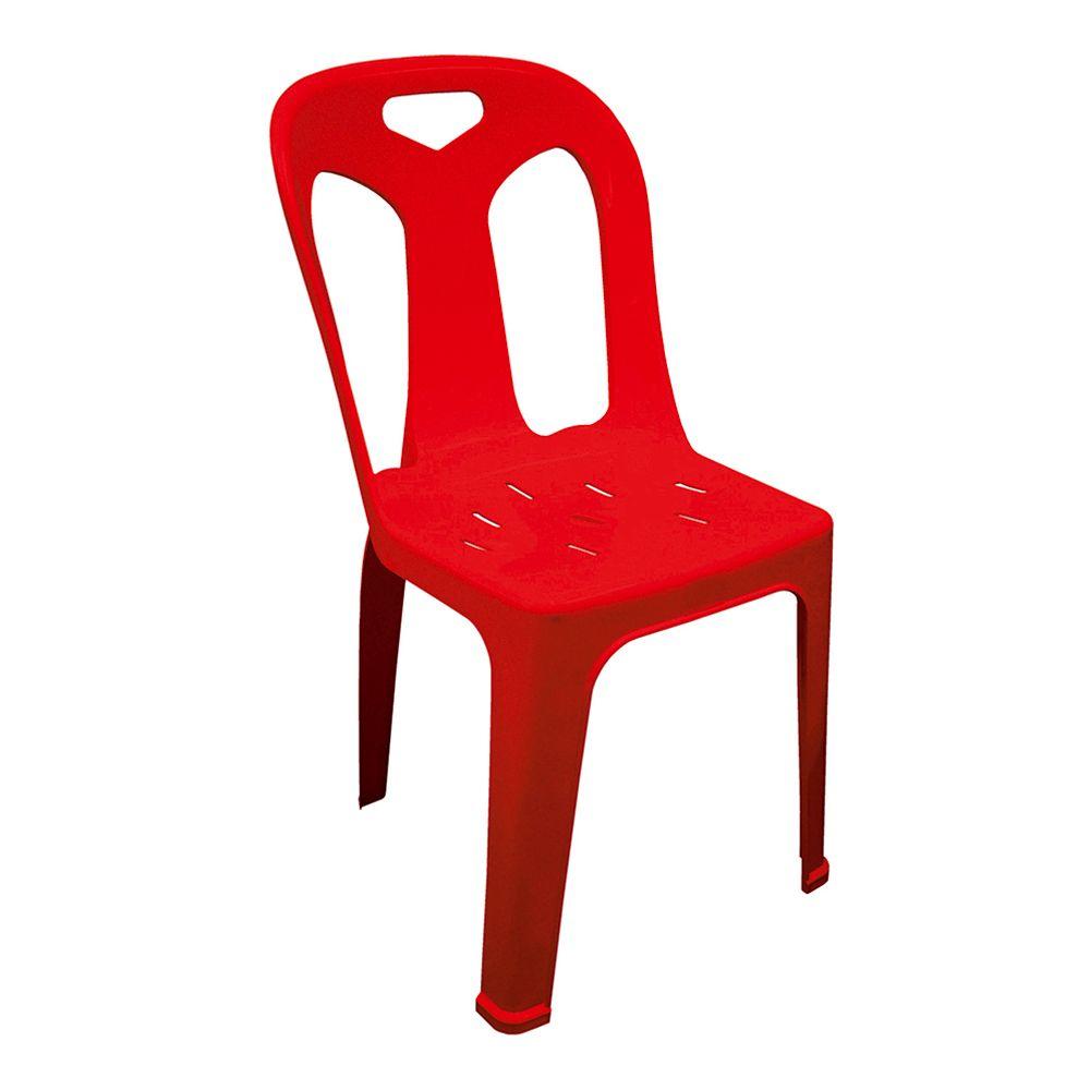 เก้าอี้พนักพิงพลาสติก เกรด A รุ่น 7002 คละสี
