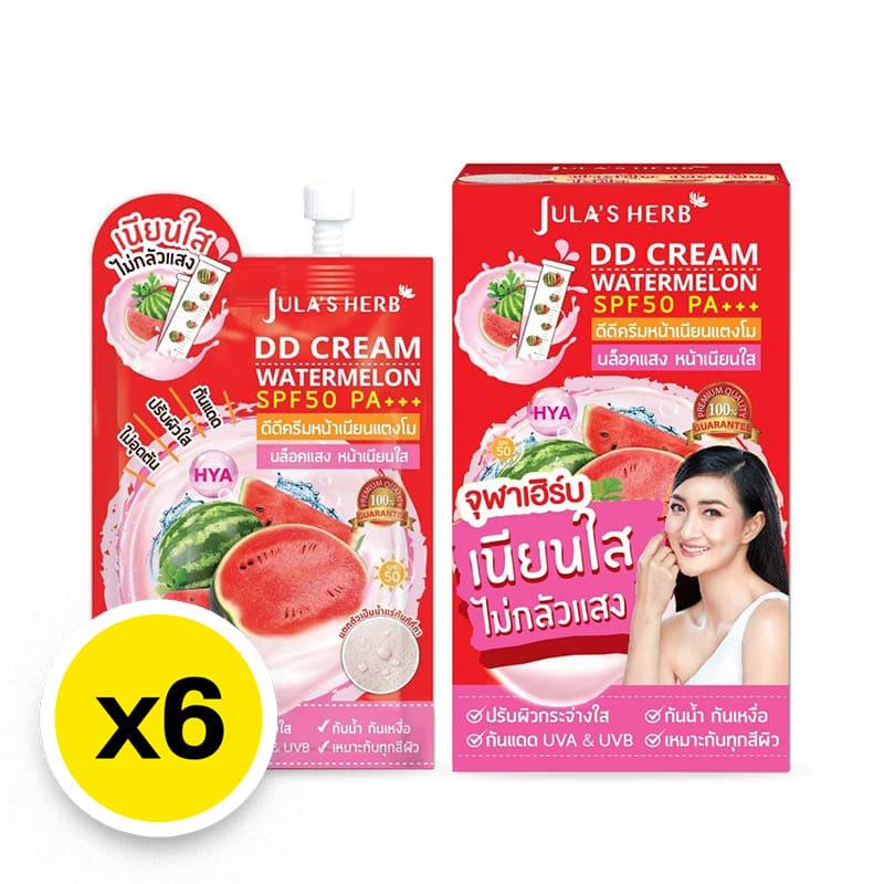 JULA'S HERB DD Cream Watermelon SPF50 PA+++ 8 ml x 6