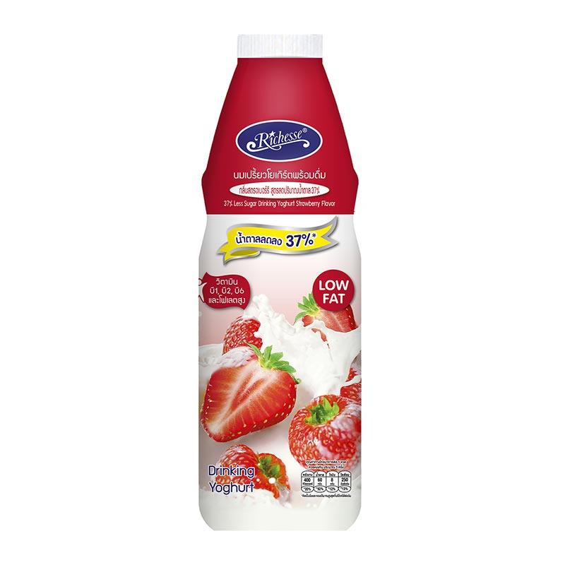 RICHESSE Drinking Yoghurt Strawberry 800 ml