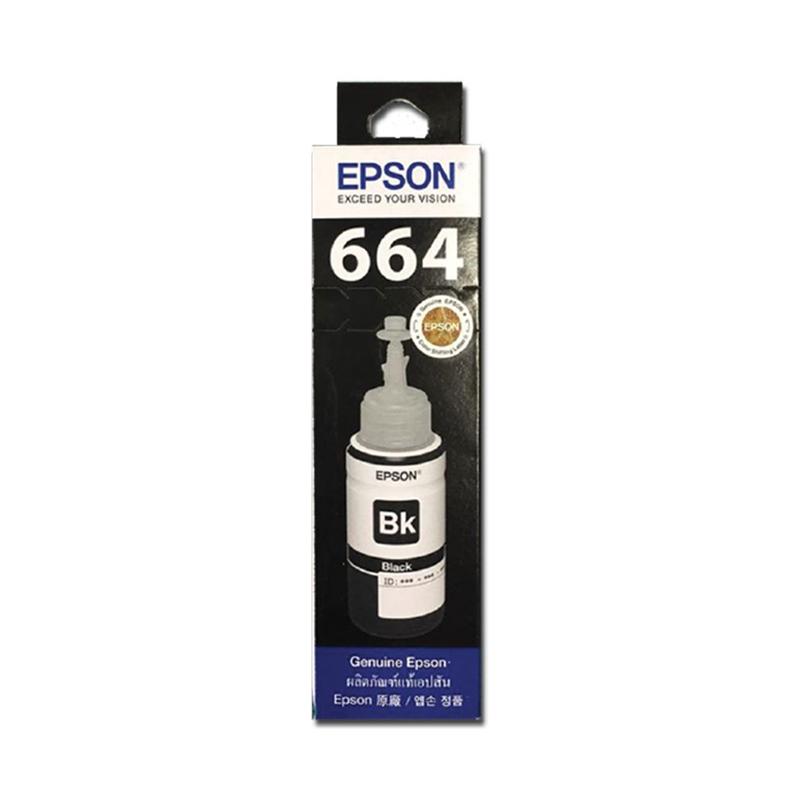 EPSON น้ําหมึกเติมแบบขวด รุ่น T664100 สีดํา