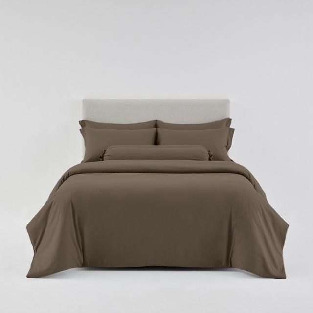 LOTUS ชุดผ้าปูที่นอนพร้อมผ้านวม Lotus Attitude รุ่น NORDEN สี TEGEL ขนาด 6 ฟุต 6 ชิ้น