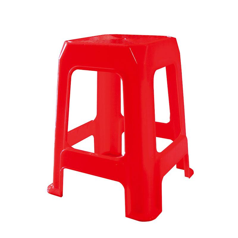 เก้าอี้เหลี่ยม เกรด A รุ่น 7003 สีแดง