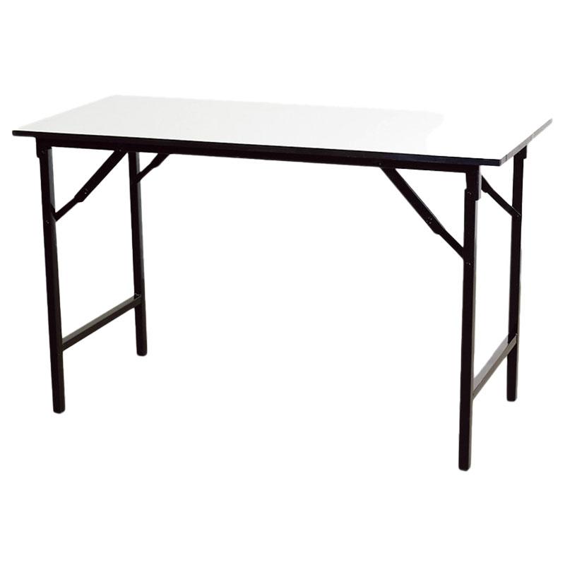 โต๊ะพับหน้าขาว ขนาด 120x50x75 ซม. รุ่น 1250 แถมโต๊ะญี่ปุ่น (ของแถมรวมในแพ็ค)