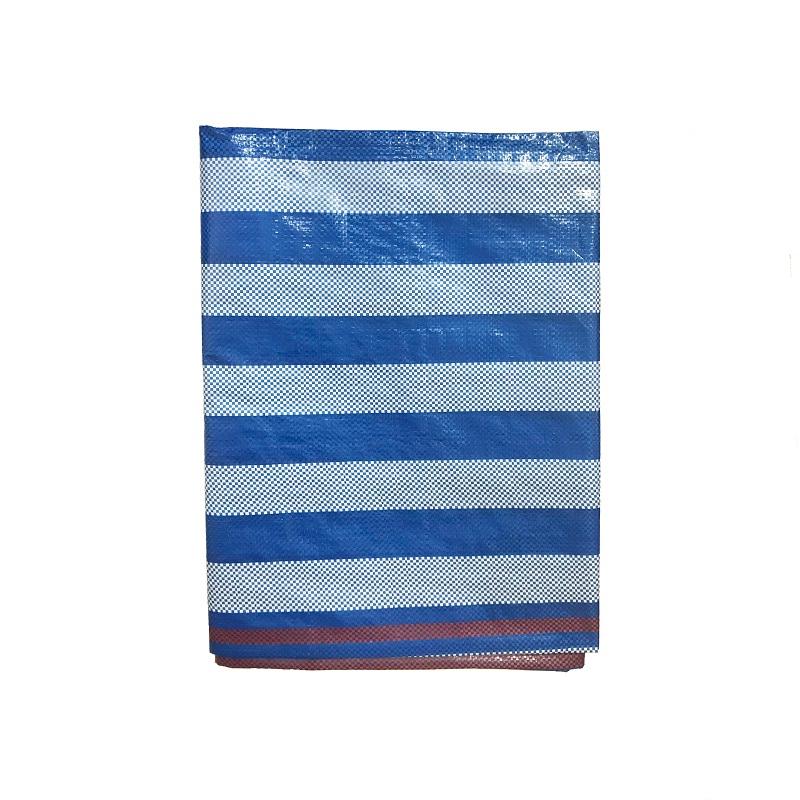 ซาฟารี ผ้าใบสีฟ้า-ขาว ขนาด 2x3 เมตร