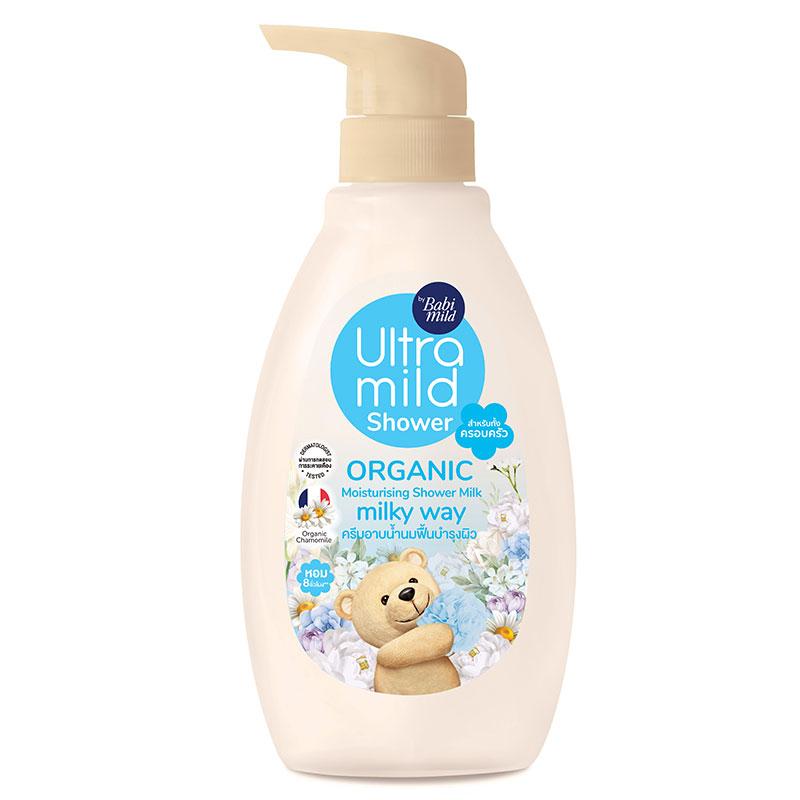 BABI MILD Ultra Mild Organic Moisturizing Shower Milk Way 380 ml