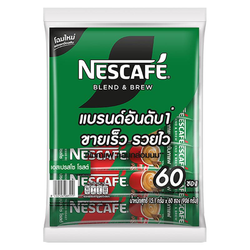 NESCAFE Blend & Brew Espresso Coffee 3in1 15.1 g 60 sachets