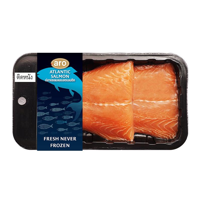 ARO Fresh Salmon Tails Portion Skin Off 300 g