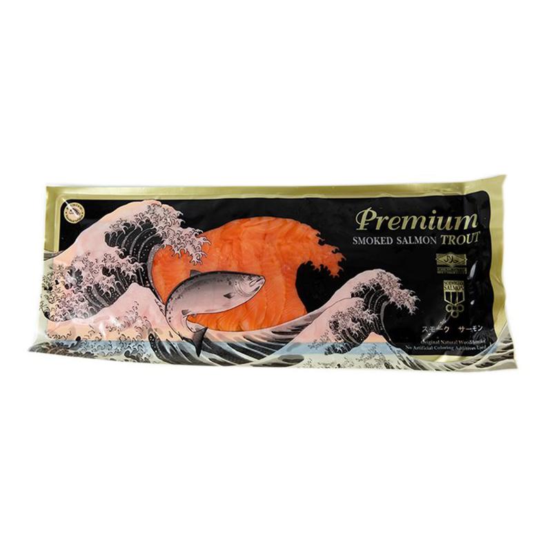 Frozen Sliced Smoked Trout 500 g